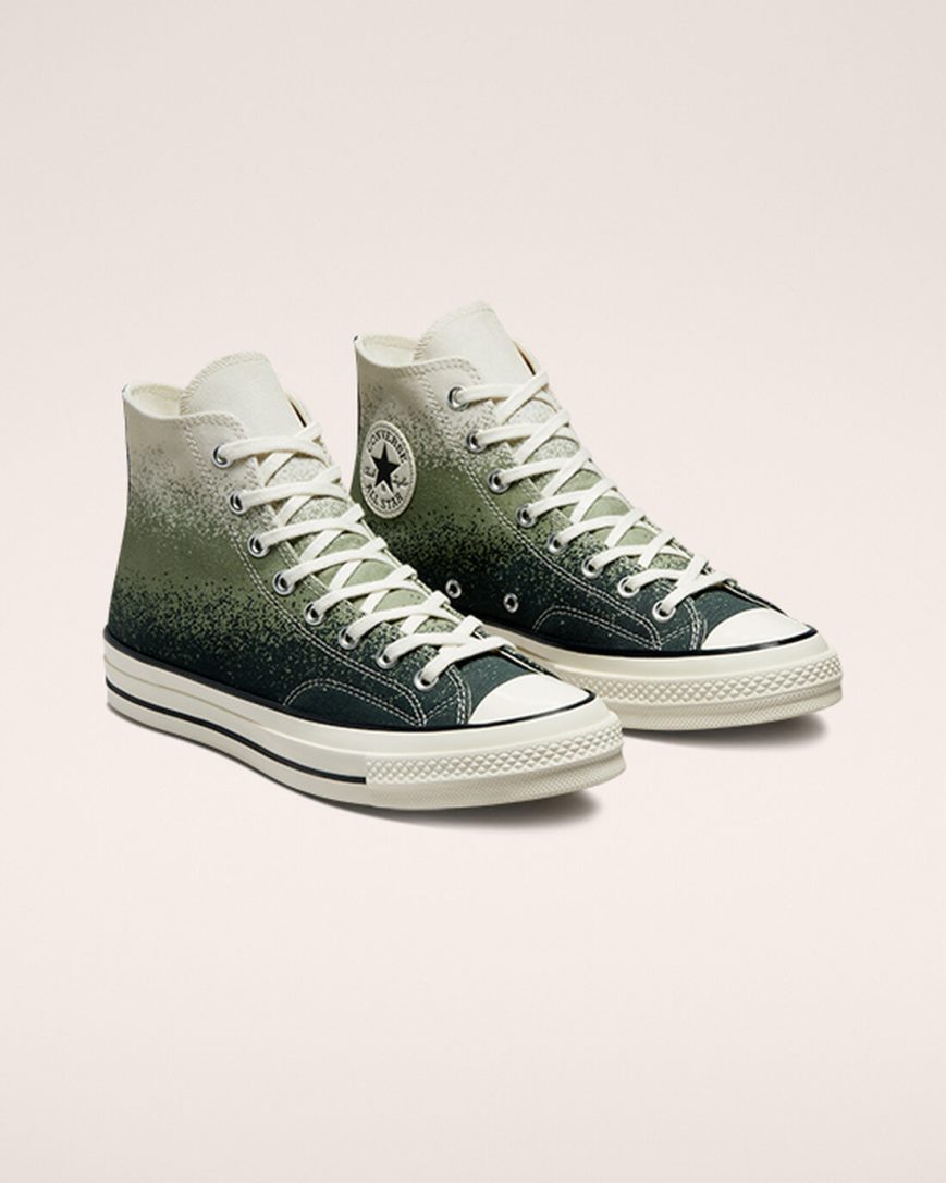 Tenisi Inalti Barbati Converse Chuck 70 Scatter Dye Negrii | RO YZXAJ029